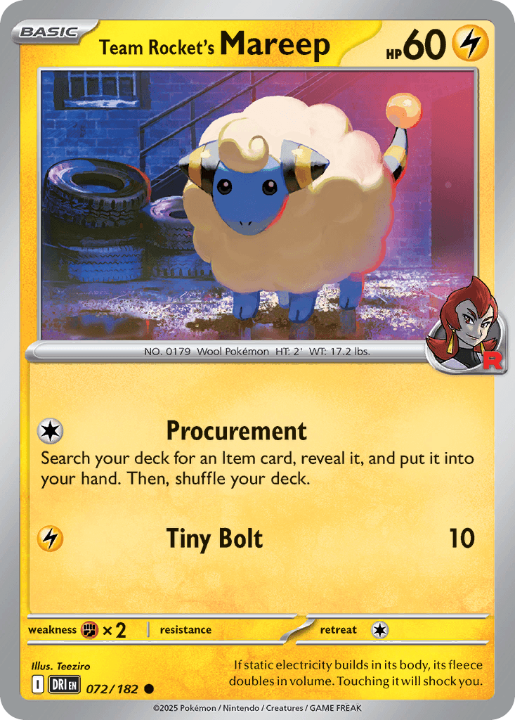 Team Rocket's Mareep