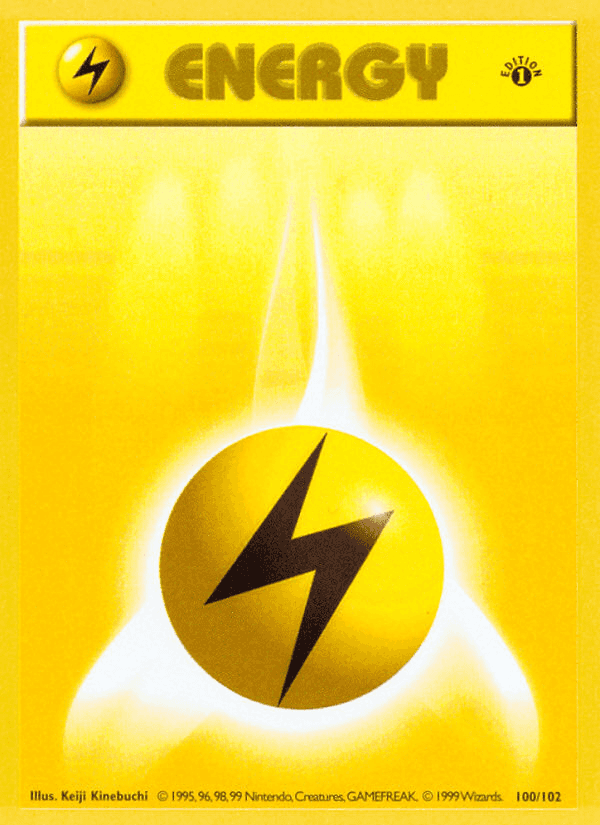 Lightning Energy from Base Set