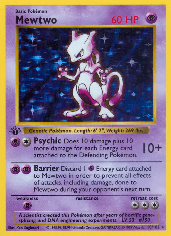 Mewtwo from Base Set