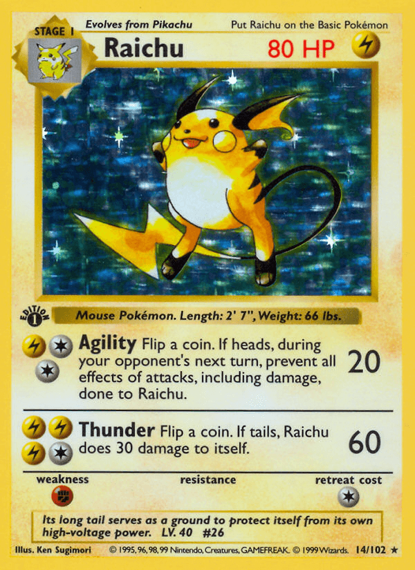 Raichu from Base Set