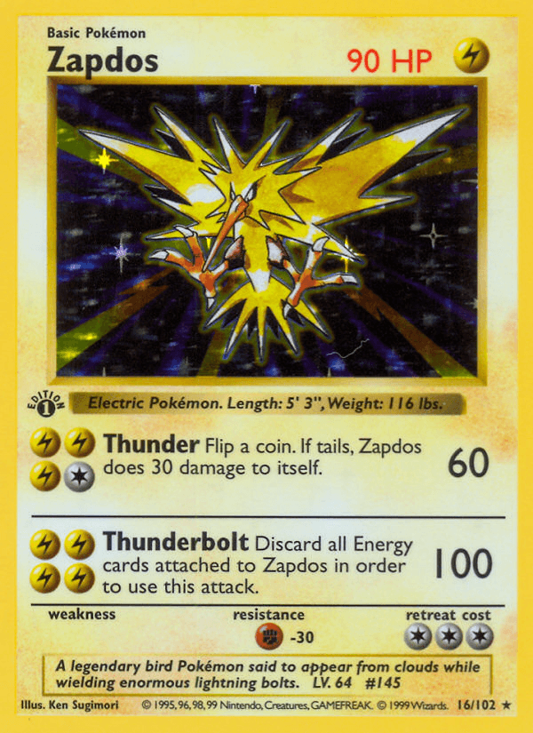 Zapdos from Base Set