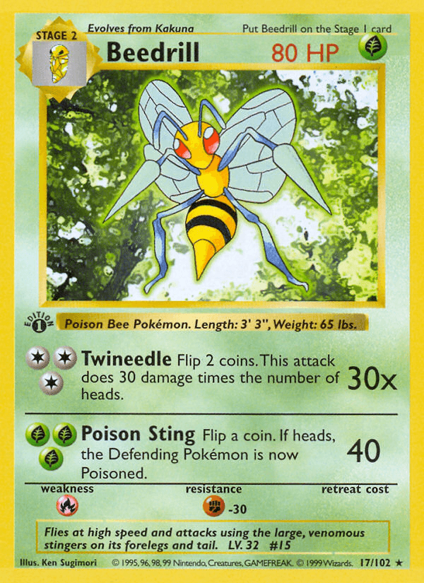 Beedrill from Base Set