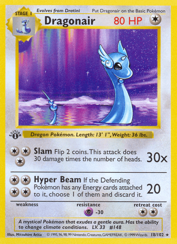 Dragonair from Base Set