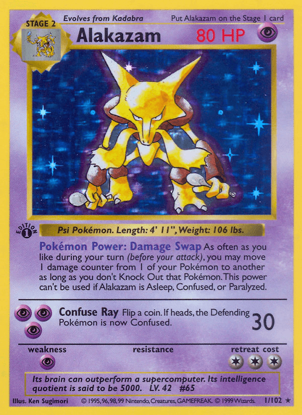 Alakazam from Base Set