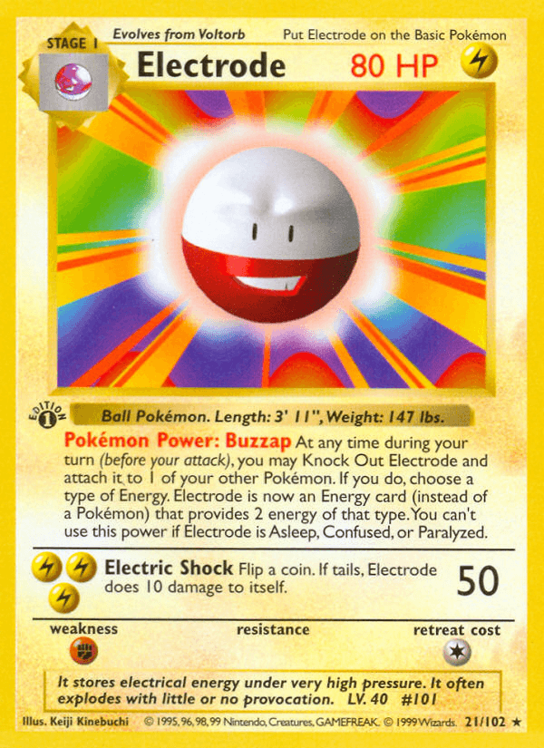 Electrode from Base Set