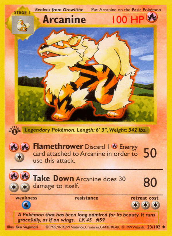 Arcanine from Base Set