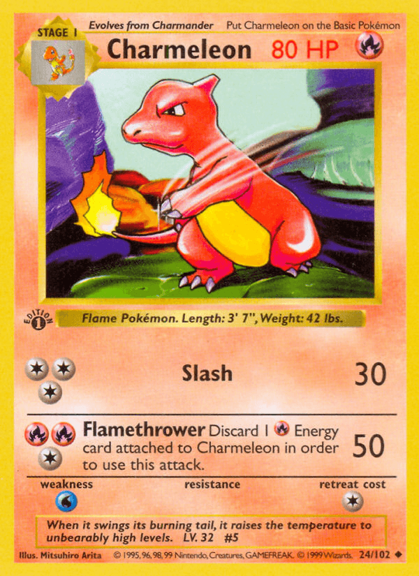 Charmeleon from Base Set