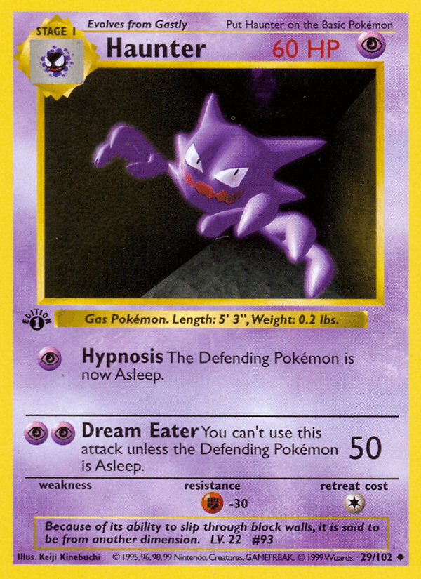 Haunter from Base Set
