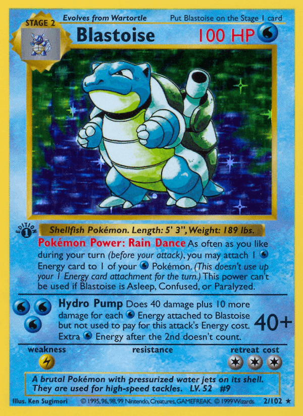 Blastoise from Base Set