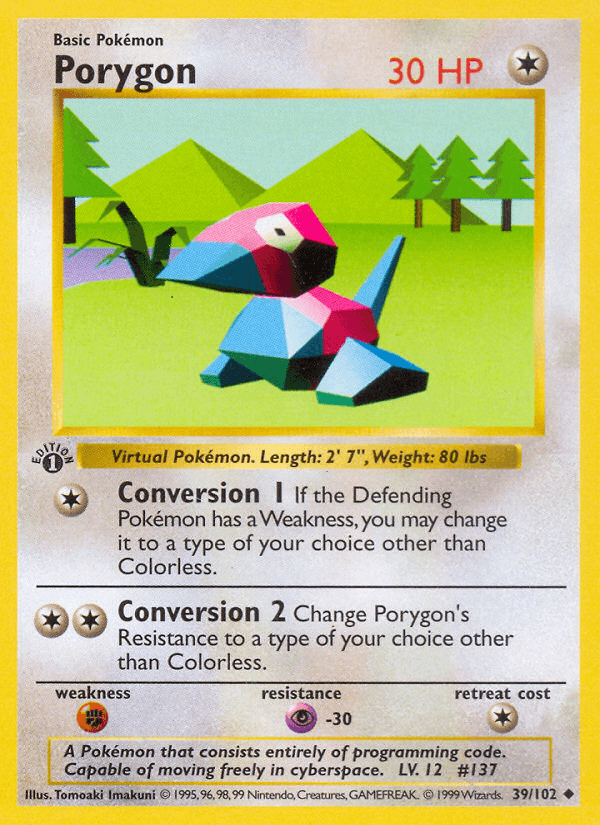 Porygon from Base Set