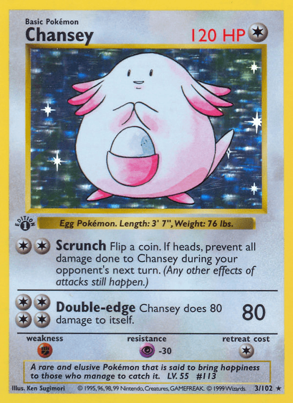 Chansey from Base Set