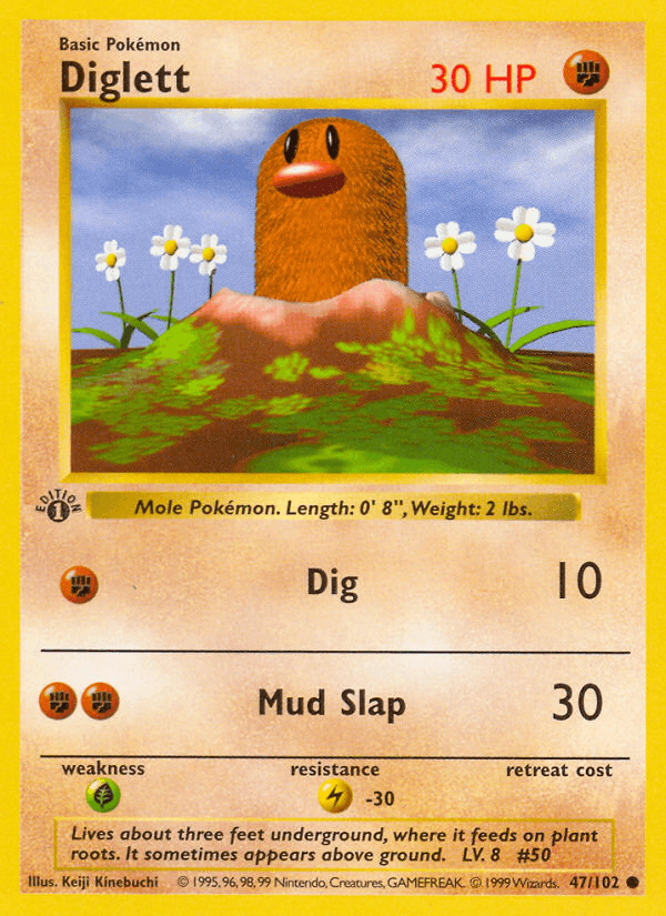 Diglett from Base Set