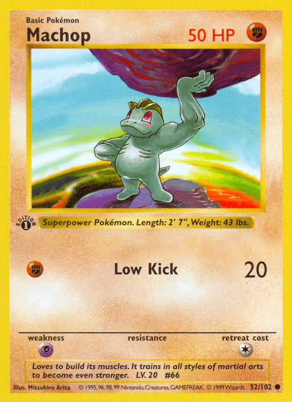 Machop from Base Set