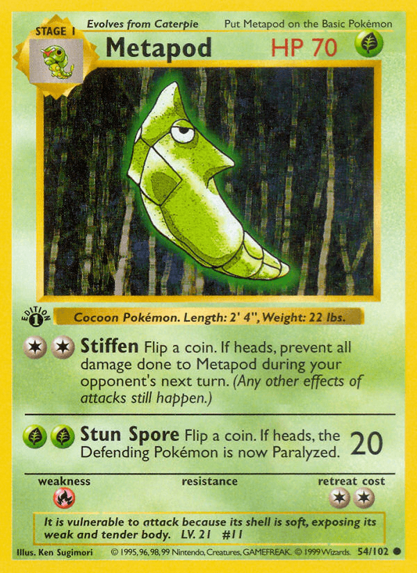 Metapod from Base Set