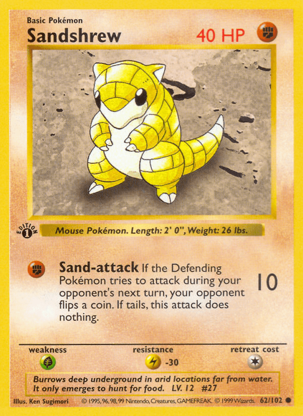 Sandshrew from Base Set