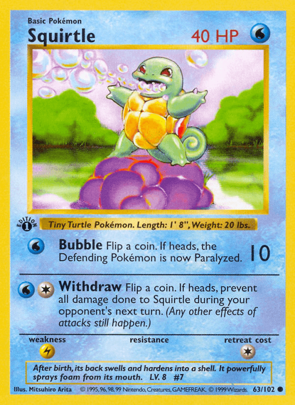 Squirtle from Base Set