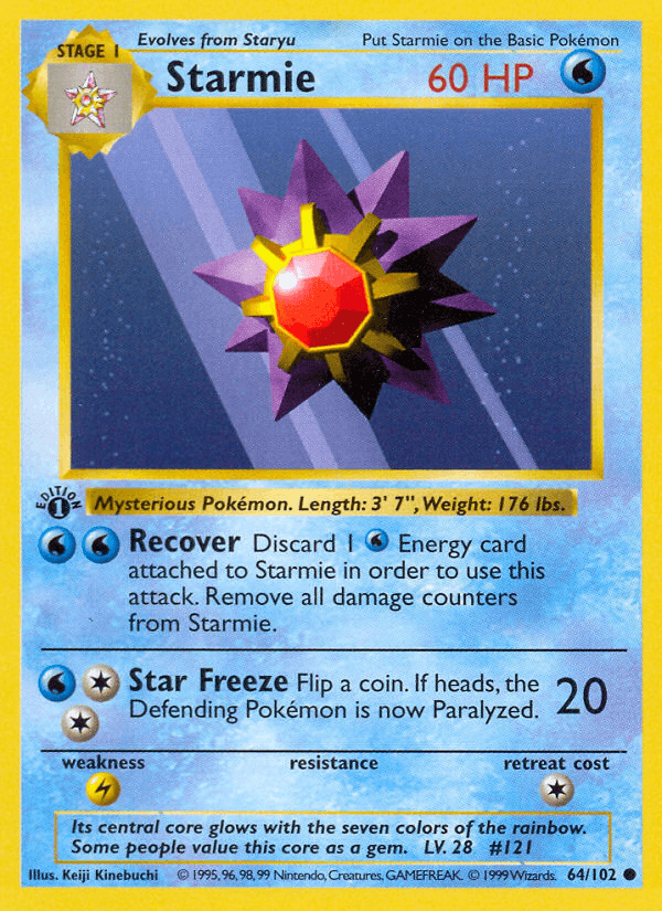 Starmie from Base Set
