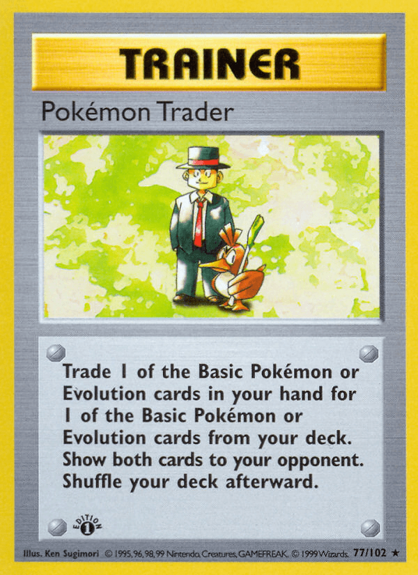 Pokémon Trader from Base Set