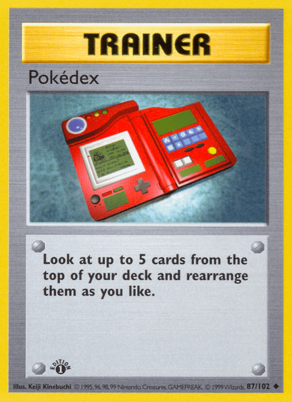 Pokédex from Base Set
