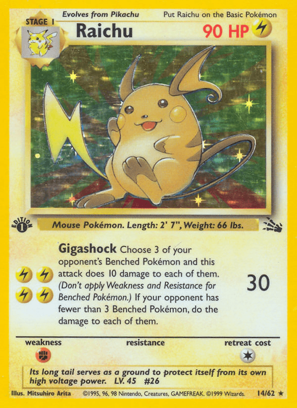 Raichu from Fossil