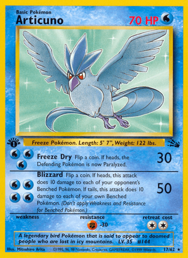 Articuno from Fossil