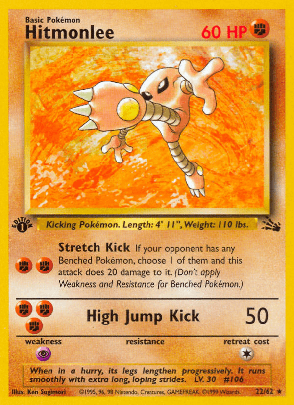 Hitmonlee from Fossil
