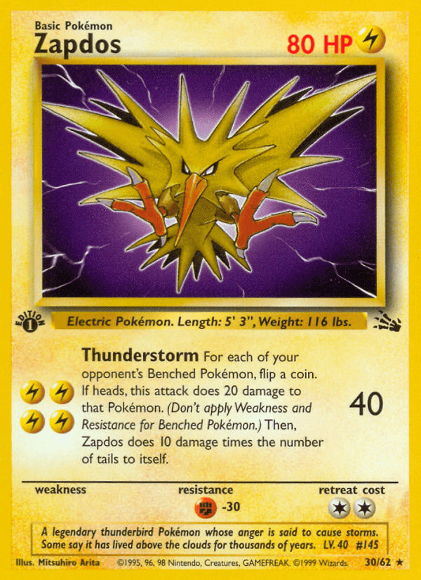 Zapdos from Fossil