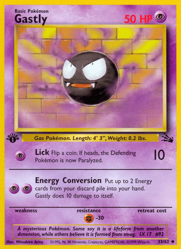 Gastly from Fossil