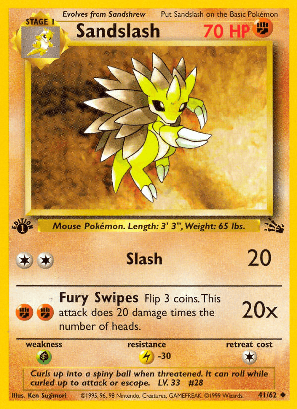 Sandslash from Fossil