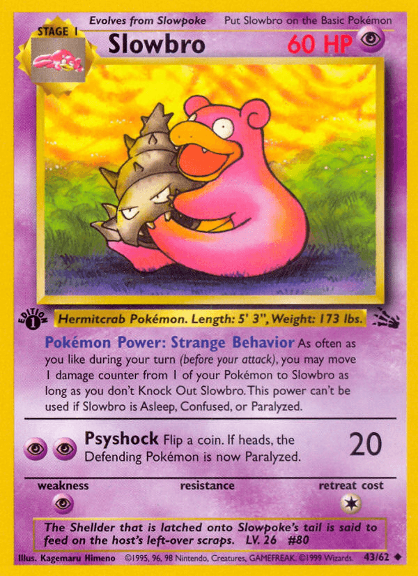 Slowbro from Fossil