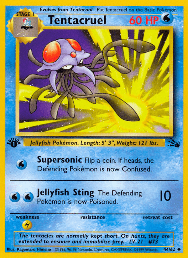 Tentacruel from Fossil