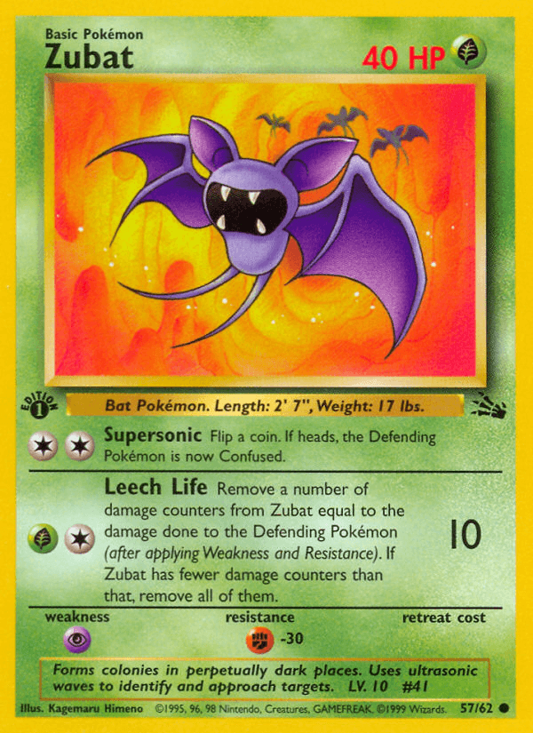 Zubat from Fossil