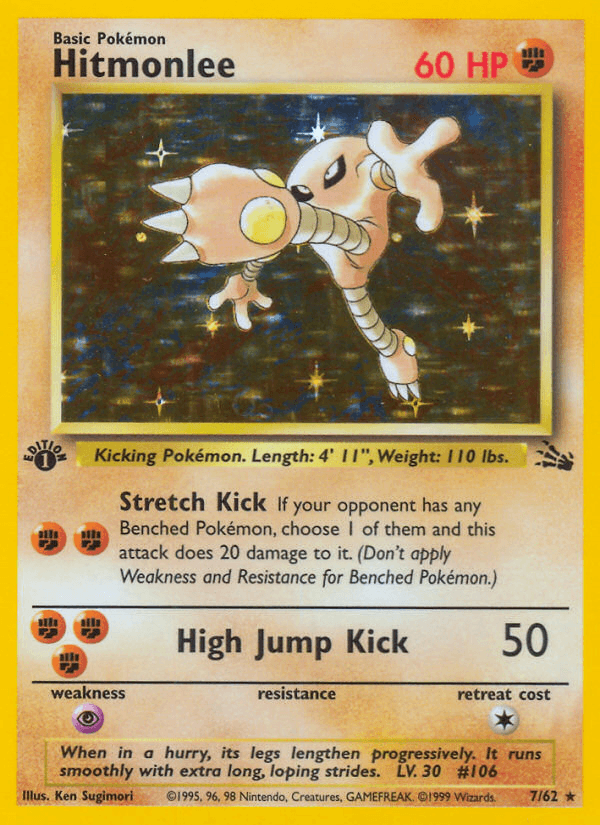 Hitmonlee from Fossil