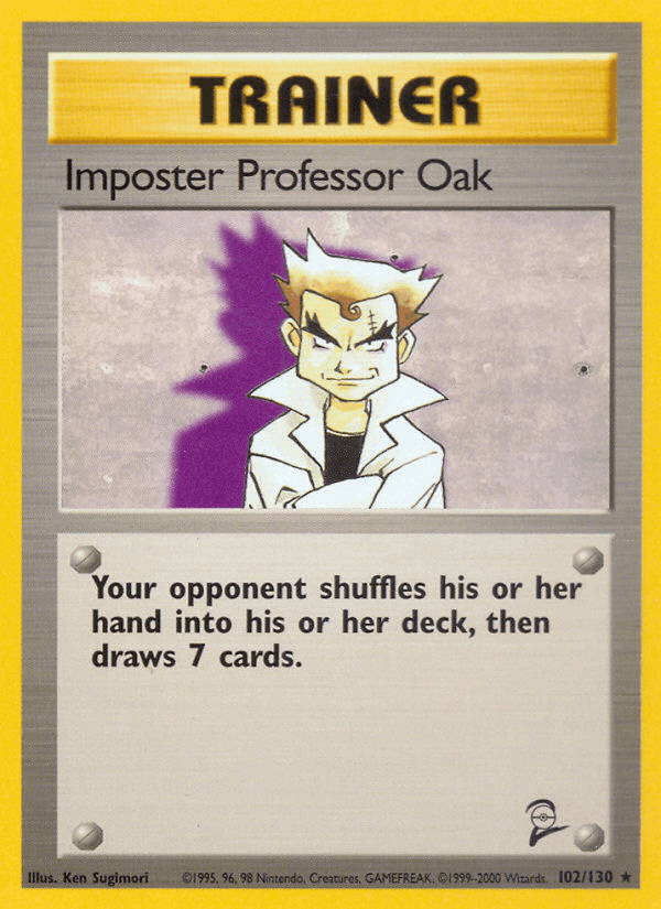 Imposter Professor Oak from Base Set 2