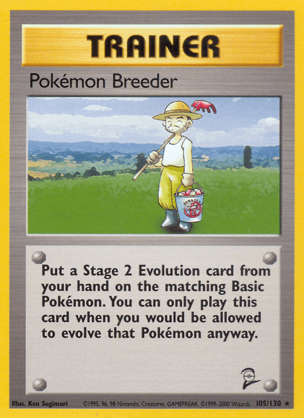 Pokémon Breeder from Base Set 2
