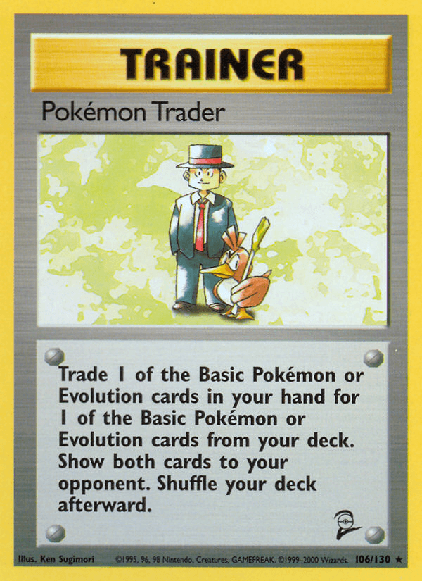 Pokémon Trader from Base Set 2