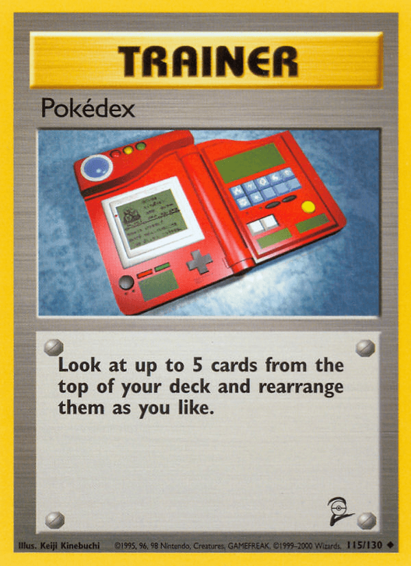 Pokédex from Base Set 2