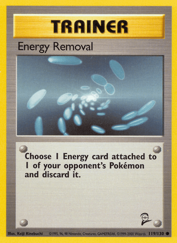 Energy Removal from Base Set 2