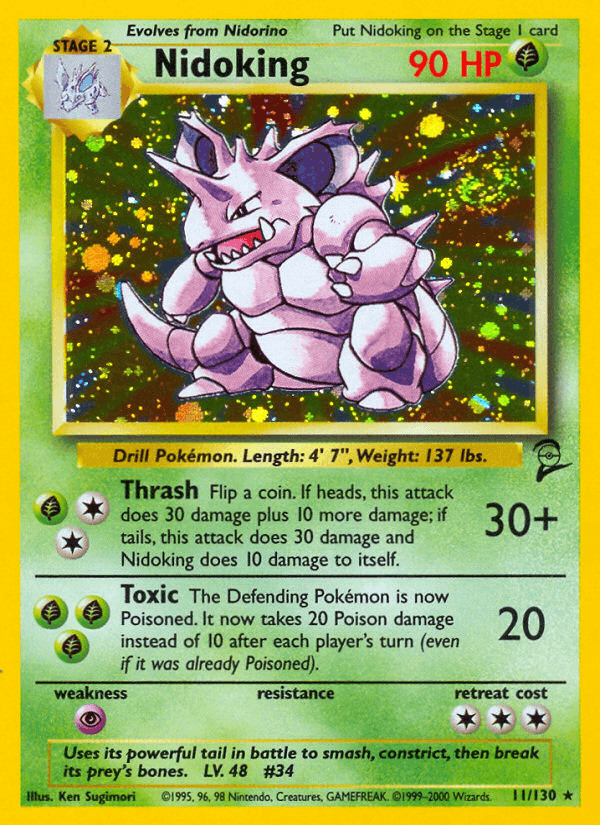 Nidoking from Base Set 2