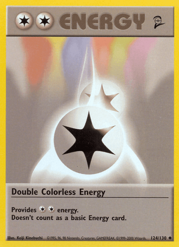 Double Colorless Energy from Base Set 2