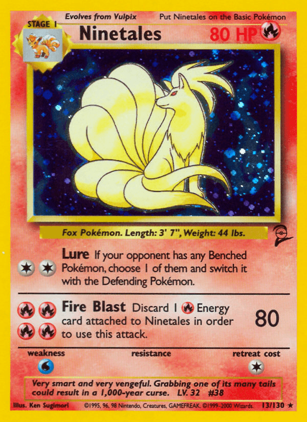 Ninetales from Base Set 2