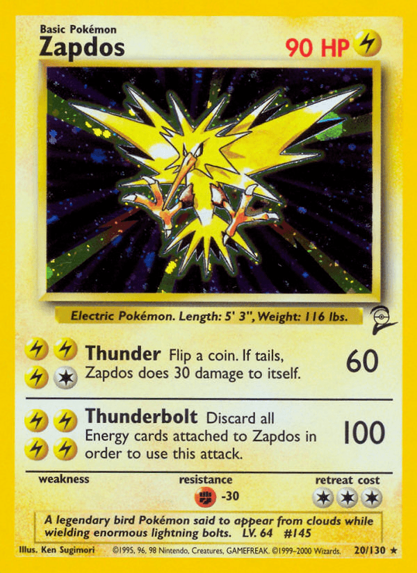 Zapdos from Base Set 2