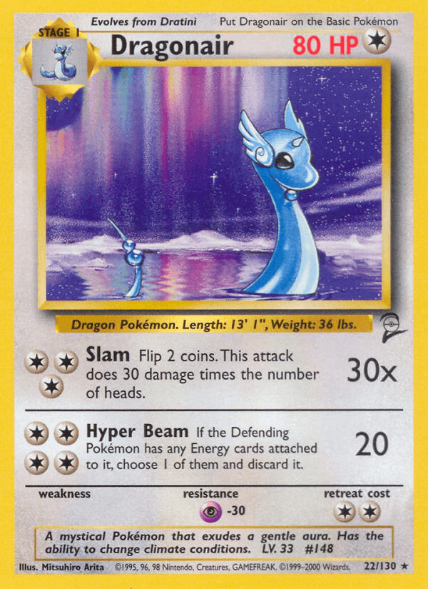 Dragonair from Base Set 2