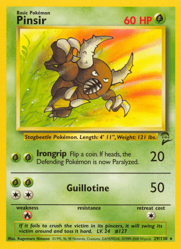 Pinsir from Base Set 2
