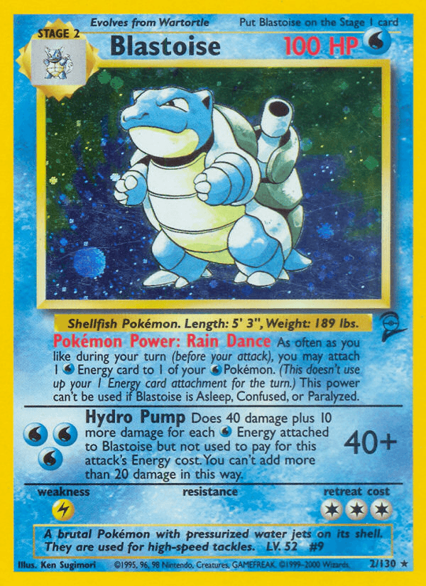 Blastoise from Base Set 2