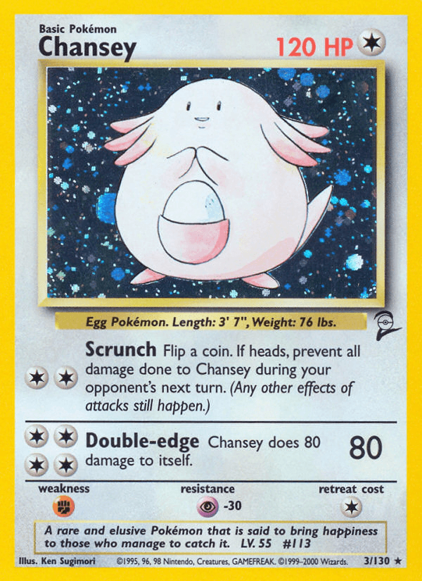 Chansey from Base Set 2