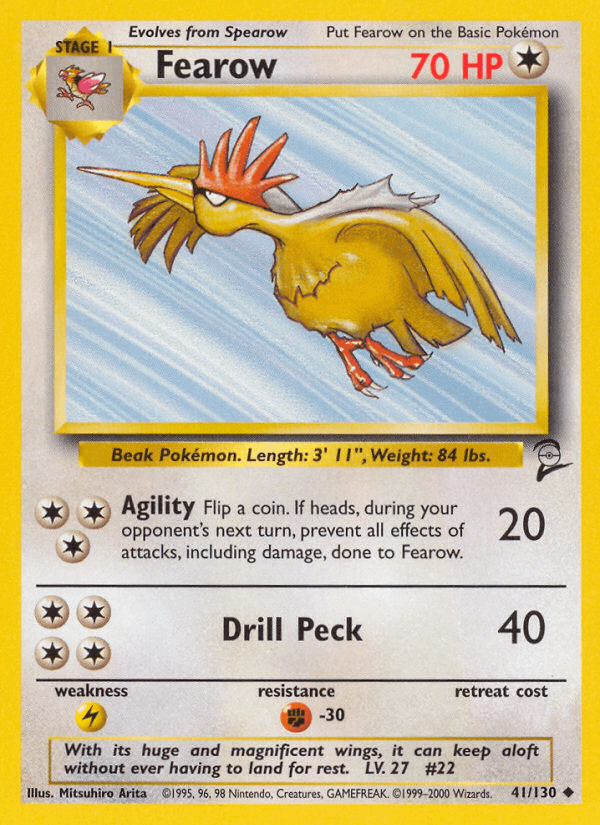 Fearow from Base Set 2