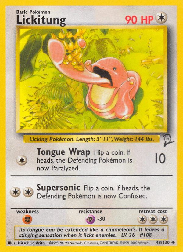 Lickitung from Base Set 2