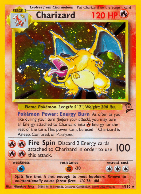 Charizard from Base Set 2