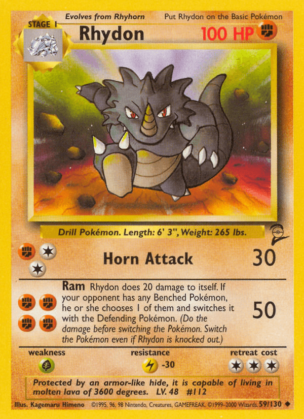 Rhydon from Base Set 2